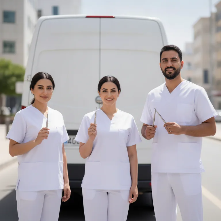 جراح تجميل فريق في دبي فيستيفال سيتي